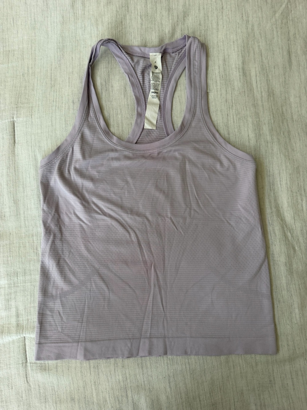 lululemon athletica Lavender Racerback Tank Top